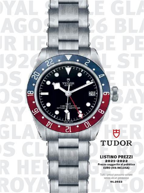 tudor prezzo listino|All Prices for Tudor Watches .